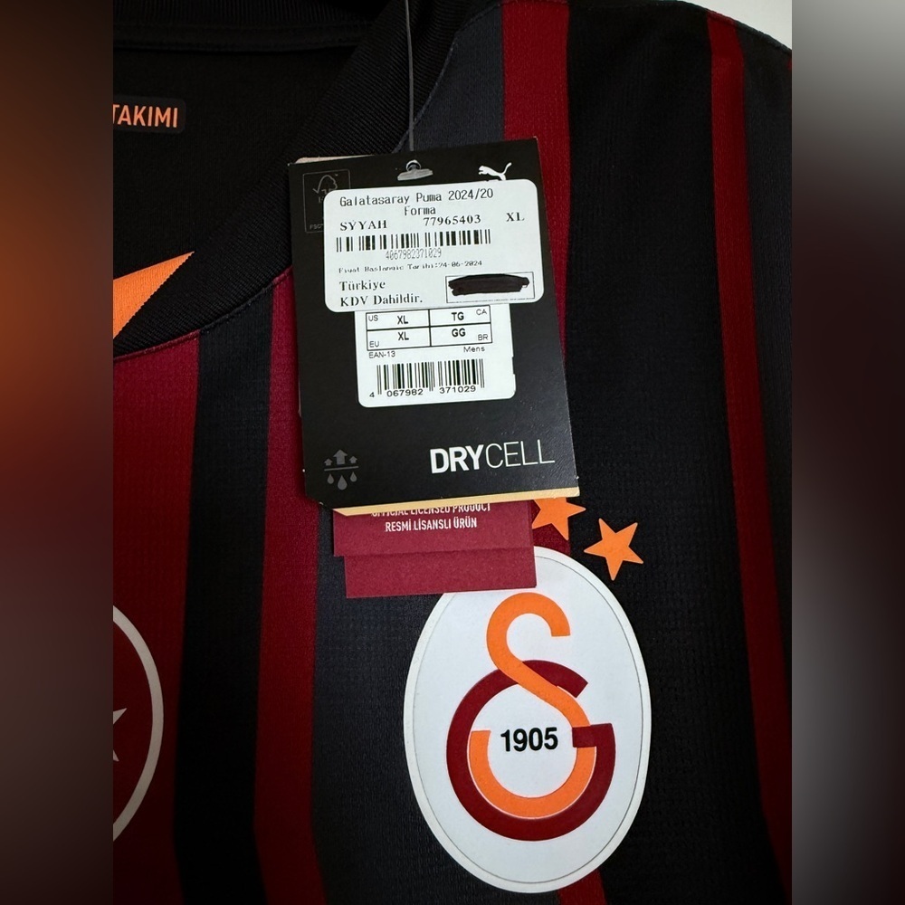 Original Soccer Jersey “Galatasaray SK” Turkish League. - Picture 8 of 16